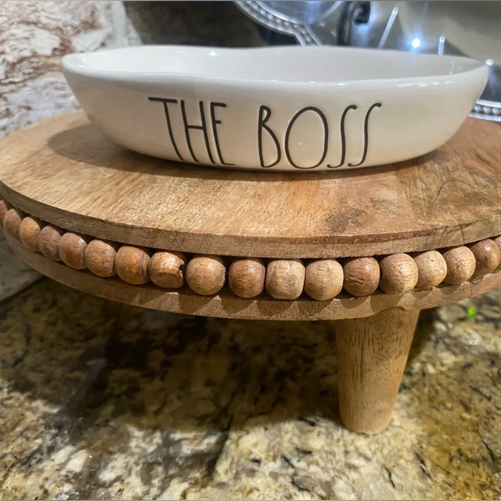 Rae Dunn The Boss pet bowl - Never used!